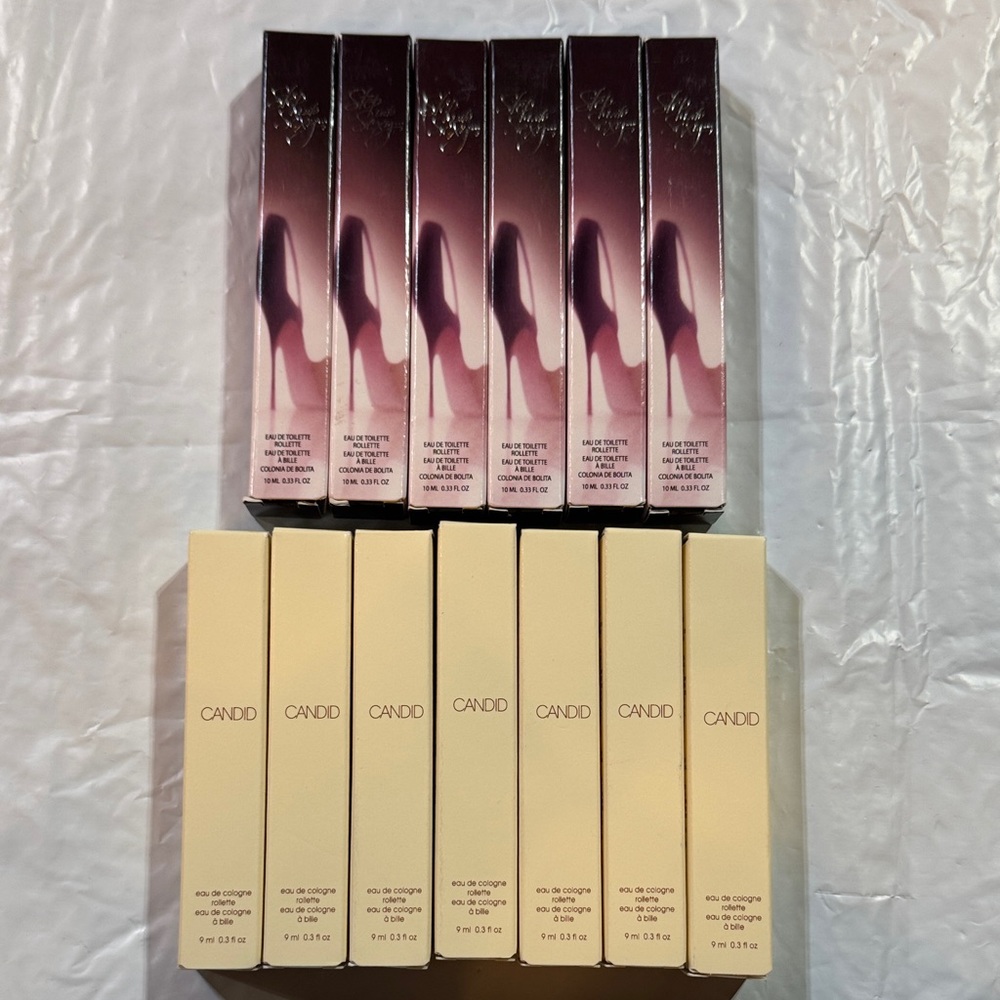 Avon Perfume Collection - Purple and Cream